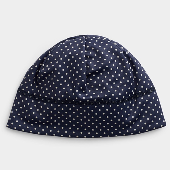 Autrement & Alors polka dot cuffless beanie made in Canada NWT - Picture 1 of 9